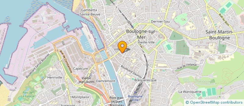 localisation de l'entreprise SOMAPI à BOULOGNE-SUR-MER