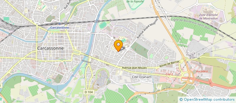 localisation de l'entreprise SOMAPLA  CARCASSONNE