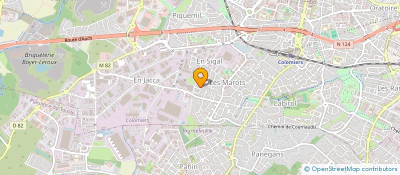 localisation de l'entreprise SOMAPRO à COLOMIERS