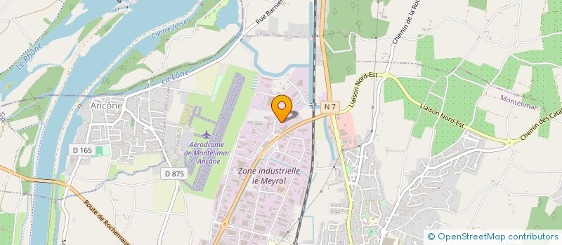 localisation de l'entreprise SOMAPUB ENSEIGNES à MONTELIMAR