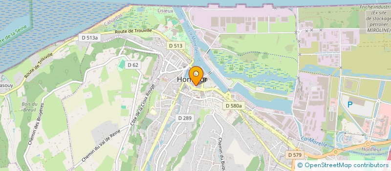 localisation de l'entreprise SOMAR à HONFLEUR