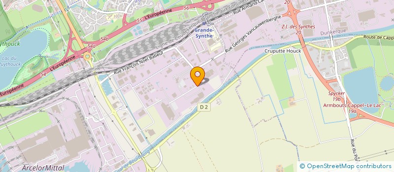 localisation de l'entreprise SOMARAIL NORD à GRANDE-SYNTHE