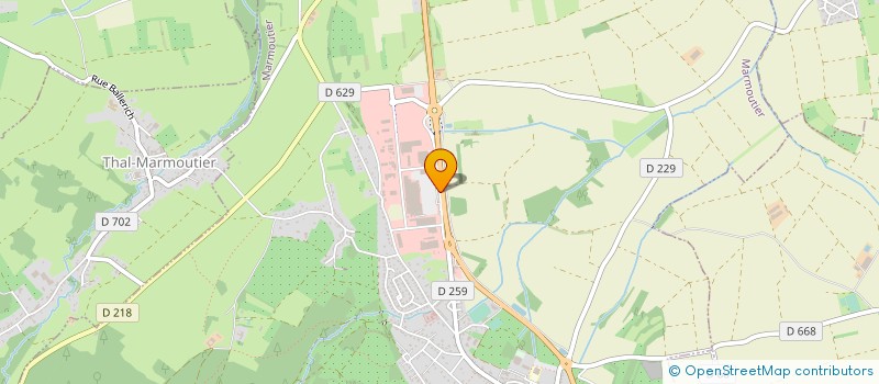 localisation de l'entreprise SOMARDIS à MARMOUTIER