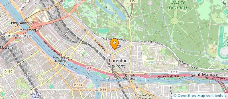 localisation de l'entreprise SOMAREE DISTRIBUTION SERVICES à CHARENTON-LE-PONT