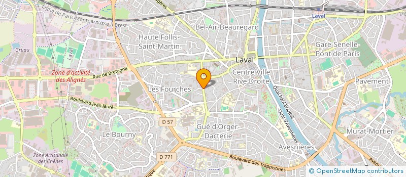 localisation de l'entreprise SOMARES à LAVAL