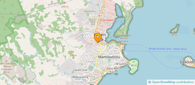 localisation de l'entreprise SOMARES à MAMOUDZOU