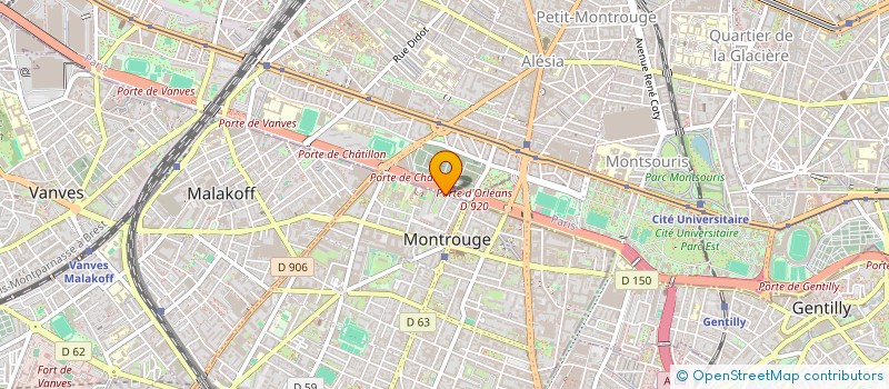 localisation de l'entreprise SOMARI  MONTROUGE