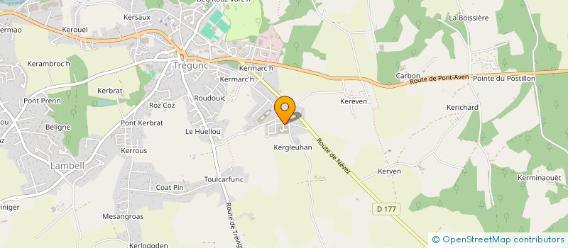 localisation de l'entreprise SOMARSI  TREGUNC