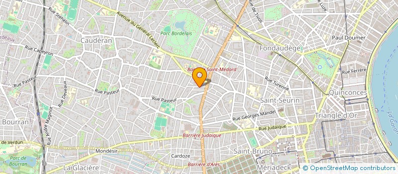localisation de l'entreprise SOMARZO à BORDEAUX