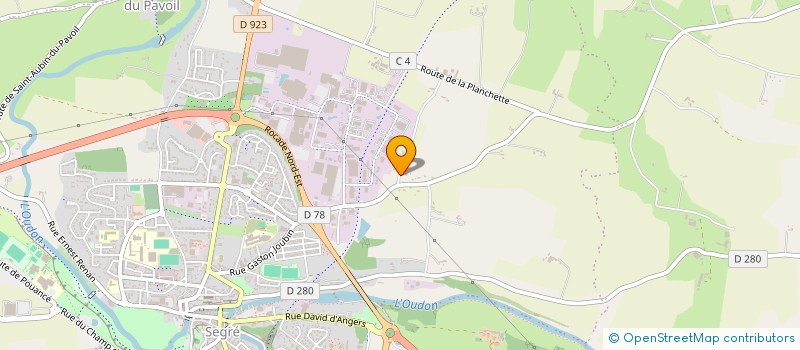 localisation de l'entreprise SOMAT ANJOU à SEGRE-EN-ANJOU BLEU