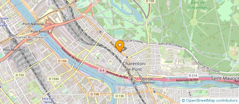 localisation de l'entreprise SOMATA INTERNATIONAL à CHARENTON-LE-PONT