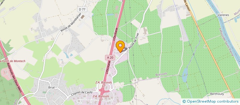 localisation de l'entreprise SOMATD  BRESSOLS