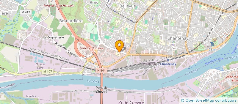 localisation de l'entreprise SOMATEC  NANTES