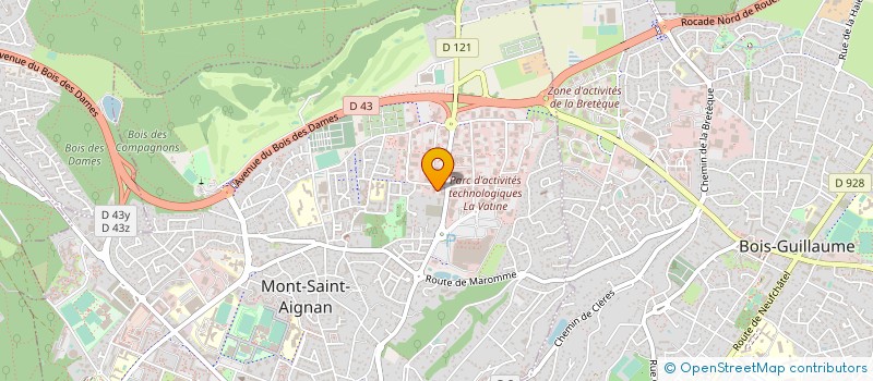 localisation de l'entreprise SOMATICO à MONT-SAINT-AIGNAN