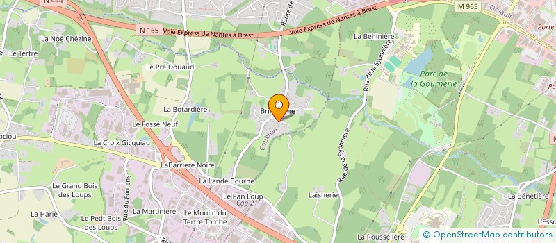 localisation de l'entreprise SOMATIK à COUERON