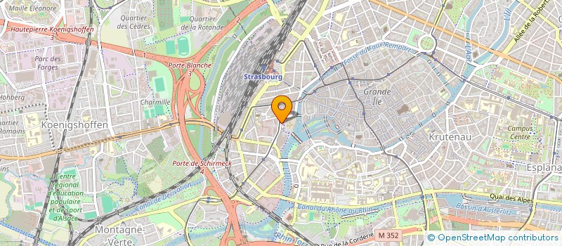 localisation de l'entreprise SOMATIM DG MAINTENANCE IMMOBILIERE à STRASBOURG