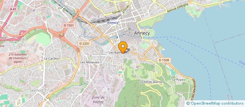 localisation de l'entreprise SOMATO YOGA à ANNECY