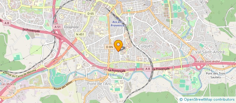localisation de l'entreprise SOMATOPHYLAQUES  AIX-EN-PROVENCE