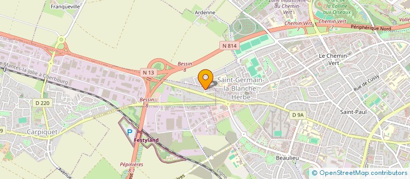 localisation de l'entreprise SOMATRAD à CARPIQUET