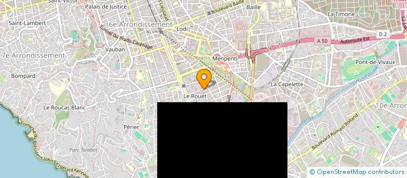 localisation de l'entreprise SOMATRAINING AND SOMATHERAPY ASSOCIATION à MARSEILLE