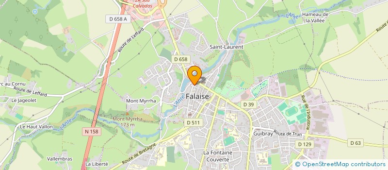 localisation de l'entreprise SOMATRIS à FALAISE