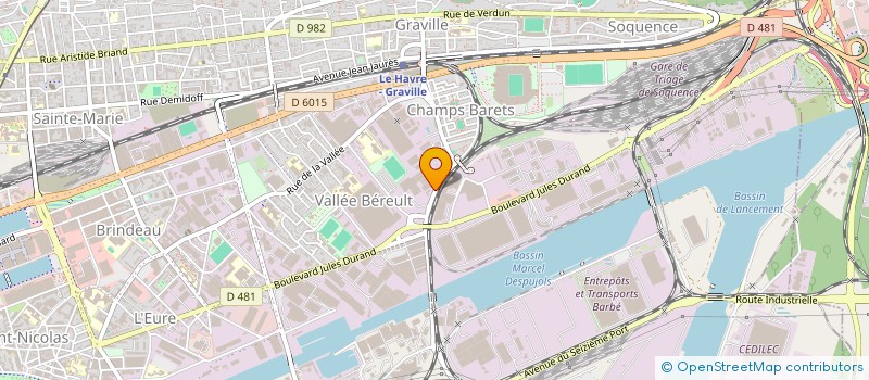 localisation de l'entreprise SOMAUDIAL à LE HAVRE