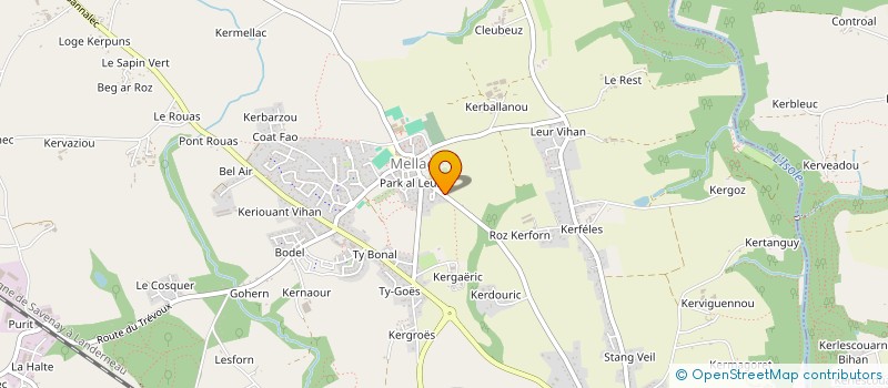 localisation de l'entreprise SOMAWEN  MELLAC