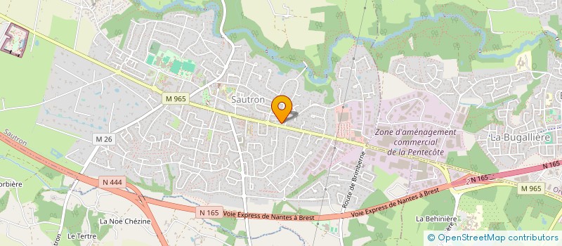 localisation de l'entreprise SOMAX  SAUTRON