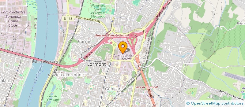 localisation de l'entreprise SOMAX SECURITE  LORMONT