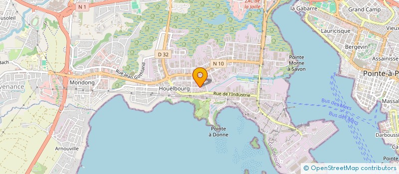 localisation de l'entreprise SOMAXPORT  BAIE-MAHAULT