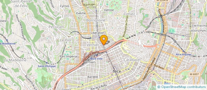 localisation de l'entreprise SOMAZUR à NICE