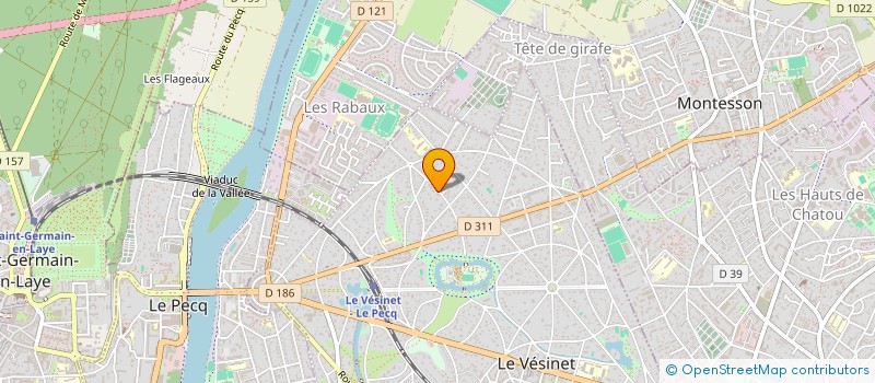 localisation de l'entreprise SOMB  LE VESINET