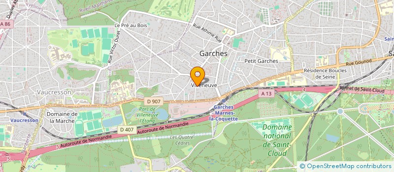 localisation de l'entreprise SOMBAVILLAZ à GARCHES