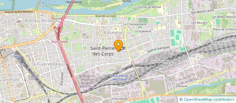 localisation de l'entreprise SOMBRE ASSO  SAINT-PIERRE-DES-CORPS