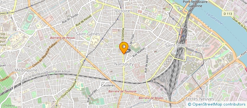 localisation de l'entreprise SOMDIS à BORDEAUX