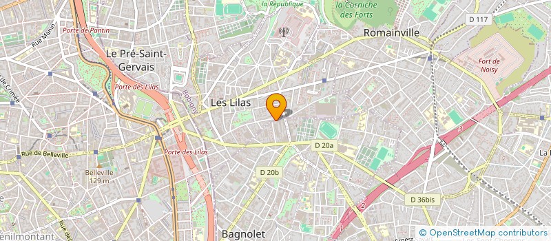 localisation de l'entreprise SOME WEAR à BAGNOLET