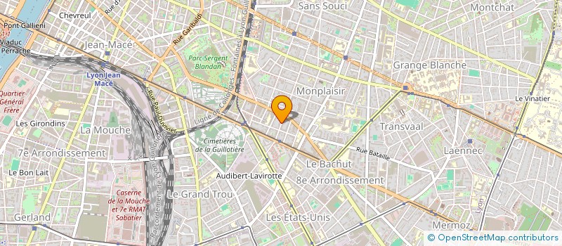 localisation de l'entreprise SOMEC MAJOU ET PERRIN  LYON