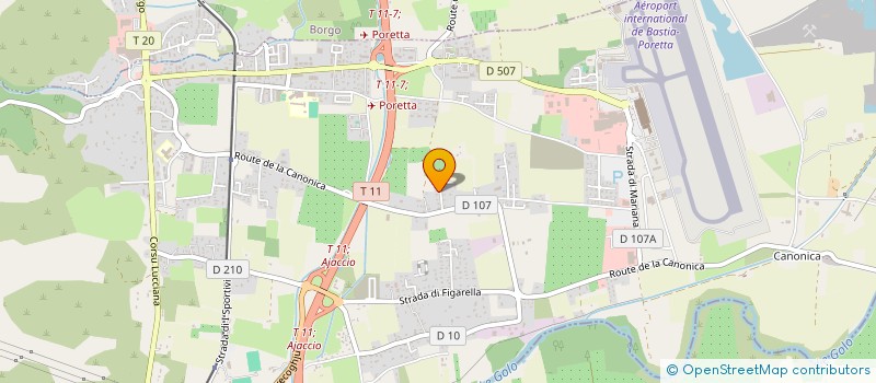 localisation de l'entreprise SOMECA à BORGO