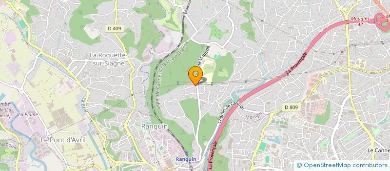 localisation de l'entreprise SOMECI à MOUGINS