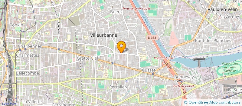 localisation de l'entreprise SOMEDA à VILLEURBANNE
