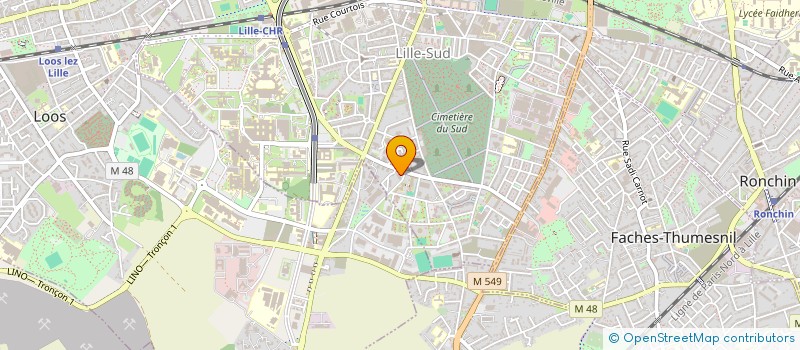 localisation de l'entreprise SOMEDEX  LILLE