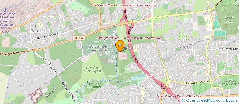 localisation de l'entreprise SOMEDICS RD à PESSAC
