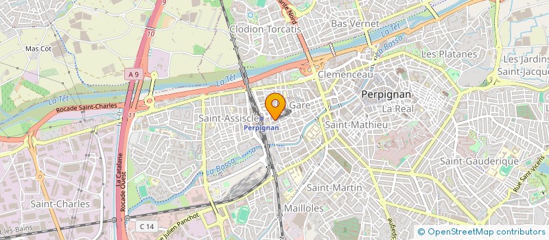 localisation de l'entreprise SOMEDIX  PERPIGNAN