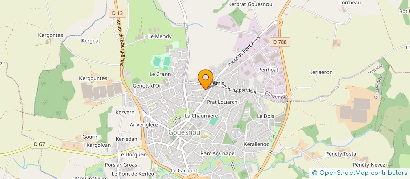 localisation de l'entreprise SOMEGA à GOUESNOU