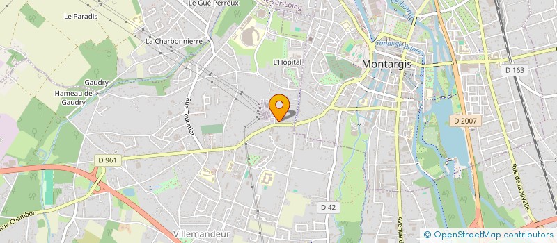 localisation de l'entreprise SOMEGA DU CENTRE à VILLEMANDEUR