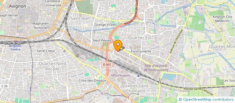 localisation de l'entreprise SOMEGEC  AVIGNON