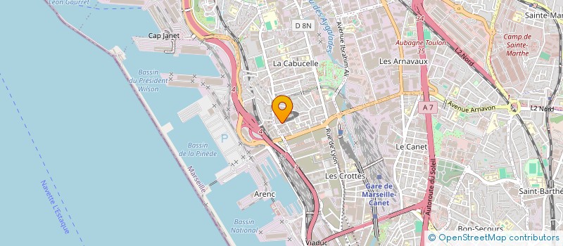 localisation de l'entreprise SOMELECT à MARSEILLE