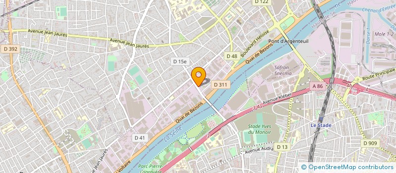 localisation de l'entreprise SOMEN à ARGENTEUIL