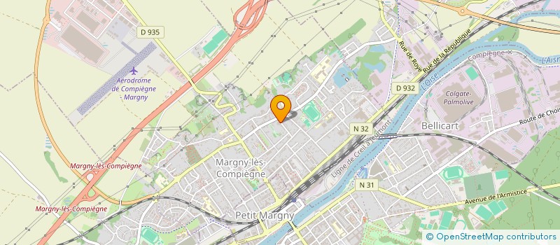 localisation de l'entreprise SOMEN HABITAT  MARGNY-LES-COMPIEGNE