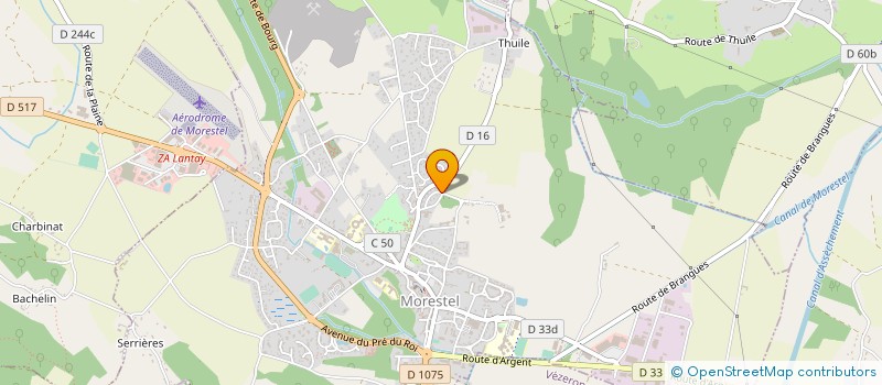 localisation de l'entreprise SOMEP INDUSTRIE à MORESTEL